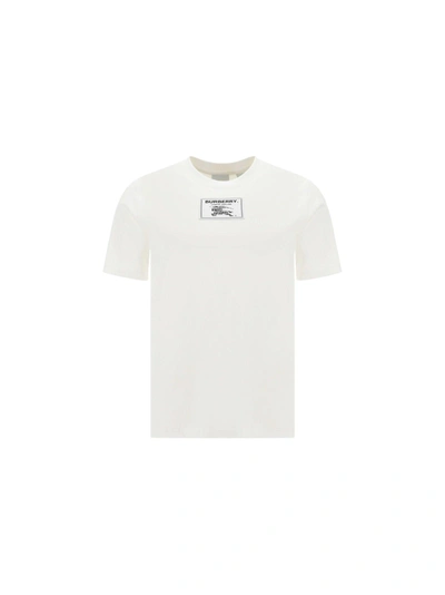 Burberry Logo Patch T-shirt In White