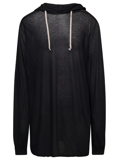 Rick Owens Hoodie In Black