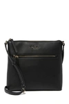 KATE SPADE JACKSON TOP ZIP LEATHER CROSSBODY BAG