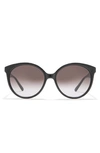 Ferragamo 58mm Tea Cup Full Rim Sunglasses In Black
