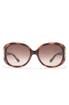 FERRAGAMO 57MM OVERSIZED SUNGLASSES