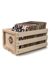 CROSLEY RADIO RECORD STORAGE CRATE