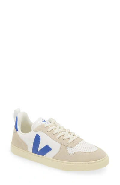 Veja Kids' Small V-10 Trainer In Extra-white Paros Almond