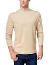 Club Room Men's Solid Turtleneck Shirt, Created For Macy's In Beige