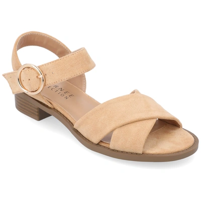 Journee Collection Cressida Sandal In Tan