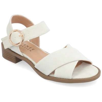 Journee Collection Collection Women's Cressida Sandals In Beige