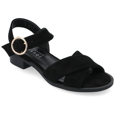 Journee Collection Collection Women's Cressida Sandals In Black