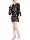 MSK WOMENS LACE EMBROIDERED COCKTAIL DRESS