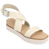 Journee Collection Collection Women's Tru Comfort Foam Havalee Sandals In Ivory