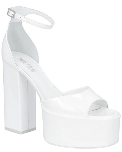 Paris Texas Tatiana Leather Sandal In White