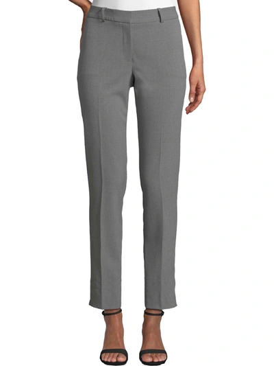 Tahari Asl Notched Two Button Blazer Shannon Suit Pants In Grey