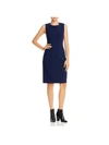 Kobi Halperin Meridian Twill Sheath Dress In Blue