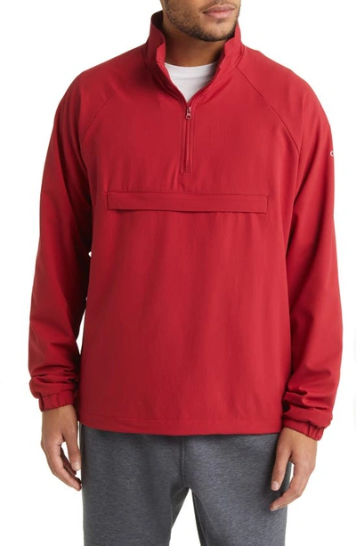 Alo Yoga Touchline Water Resistant Anorak In Victory Red
