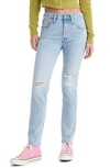 LEVI'S 501® RIPPED HIGH WAIST SKINNY JEANS