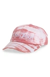 ARIES X JUICY COUTURE EMBROIDERED I AM JUICY TIE DYE BASEBALL CAP