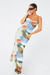 Ss22 Thais Dress In Motion Blue
