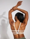 Vuori Yosemite Sports Bra In White