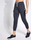 Vuori Womens Charcoal Heather Performance Tapered-leg Stretch-recycled Polyester Jogging Bottoms In Grey