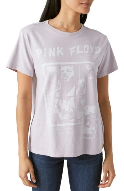 Lucky Brand Pink Floyd Graphic Tee In Iris