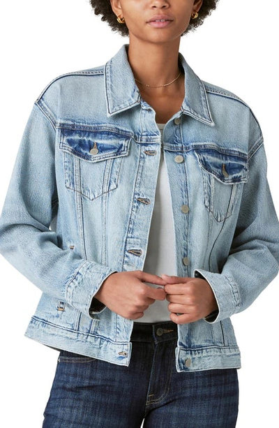 Lucky Brand Relaxed Denim Trucker Jacket In Keep Up