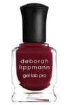 Deborah Lippmann Gel Lab Pro Nail Polish Full Coverage Classic Red Crème 0.50 oz/ 15 ml In Lady Is A Tramp/ Crème