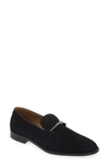 Hugo Boss Boss Lisbon Bit Loafer In Navy