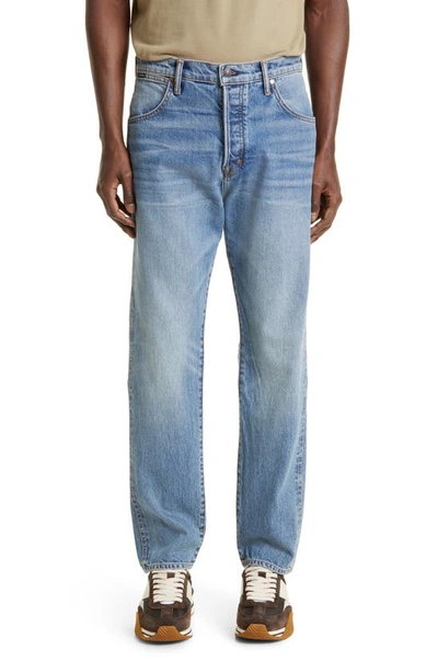 Tom Ford Denim Pants In Washed Blue