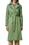 SOIA & KYO WATER REPELLENT COTTON BLEND TRENCH COAT