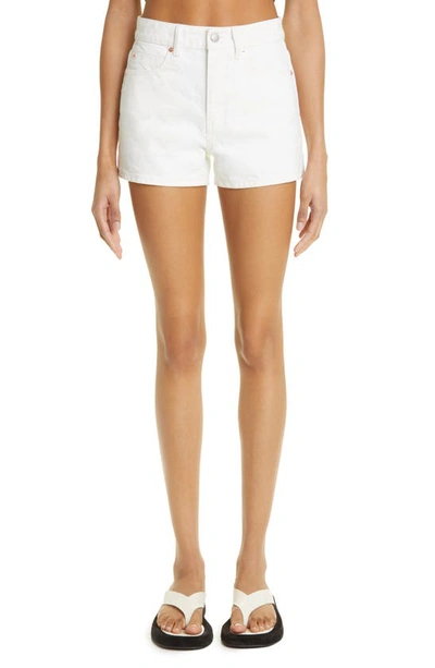 ALEXANDER WANG HIGH WAIST DENIM SHORTS