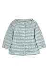 Herno Elsa Iconico Ultralight Water Repellent Down Puffer Jacket In 9434 / Pale Blue