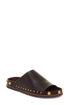 Kelsi Dagger Brooklyn Squish Studded Slide Sandal In Buffalo