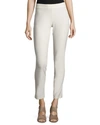 EILEEN FISHER WASHABLE STRETCH-CREPE SLIM ANKLE PANTS,PROD226710143