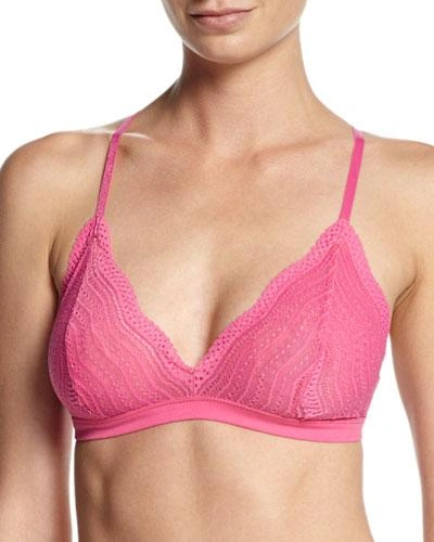 Cosabella Dolce Soft-cup Lace Bra, Savannah Pink