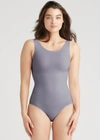 Yummie Ruby Shaping Full Back Bodysuit In Dapple Grey