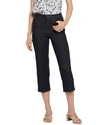 Nydj Joni High-rise Relaxed Capri In Blue