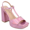 Journee Collection Collection Women's Parson Sandals In Pink