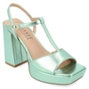Journee Collection Collection Women's Parson Sandals In Green
