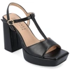 Journee Collection Collection Women's Parson Sandals In Black
