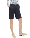 Nydj Petite Modern Bermuda Shorts In Blue