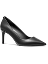 Michael Michael Kors Dorothy Womens Leather Pointed Toe Dress Heels In Black