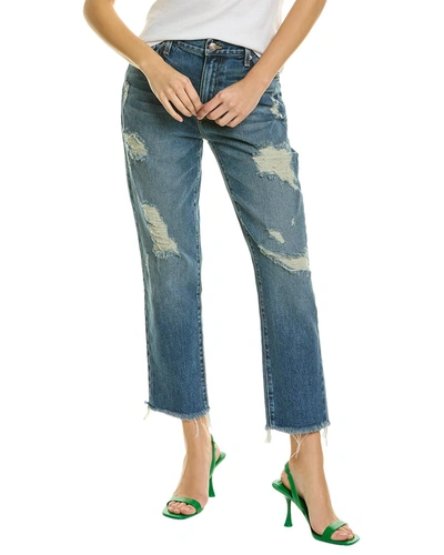 Current Elliott Current/elliott The Boyfriend Peaceful Destructed Jean In Blue