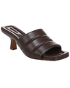 Vince Ceil Leather City Sandal In Red