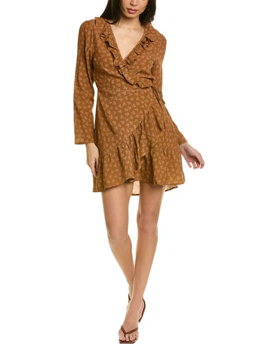 Auguste Carina Wrap Dress In Brown