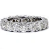 Pompeii3 Platinum 5 Ct Diamond Eternity Ring Womens Wedding Band In Silver