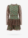 Saloni Ava-b Dress In Green