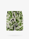 Palm Angels Floral-print Drawstring Swim Shorts In Green