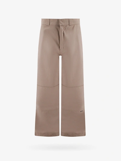 Palm Angels Trousers In Beige