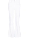 Paige Flaunt Curvy Hourglass High Waist Bootcut Jeans In White