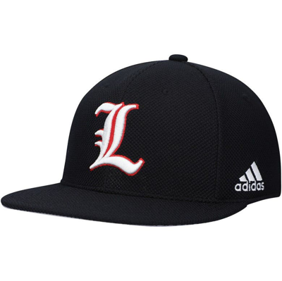 Adidas Originals Adidas Black Louisville Cardinals On-field Baseball Fitted Hat
