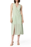 Equipment Alice Silk Dress In Nature White And Jadesheen